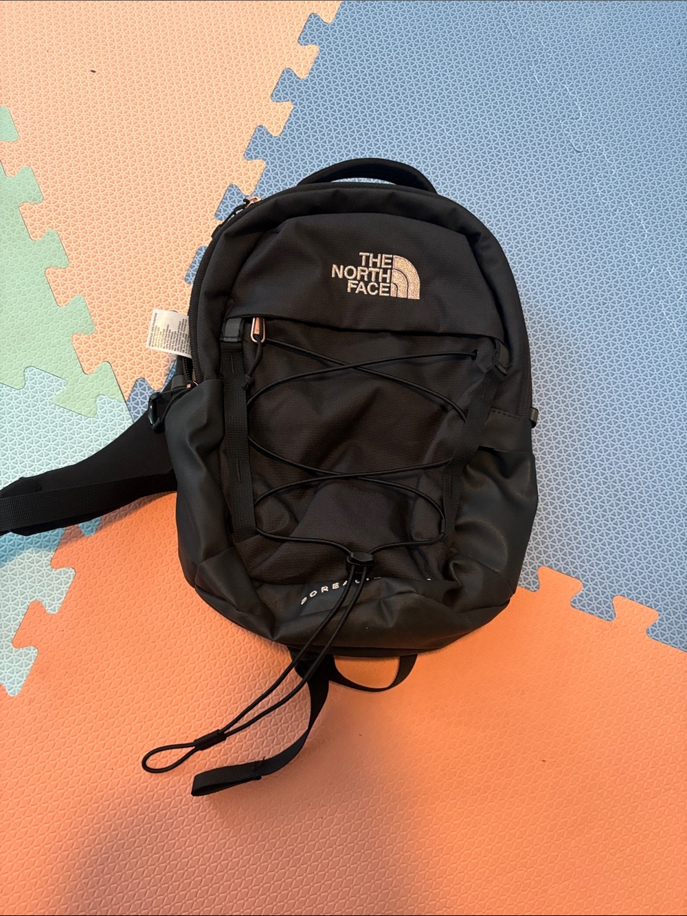 The North Face Black Compact Daypack with Front Bungee